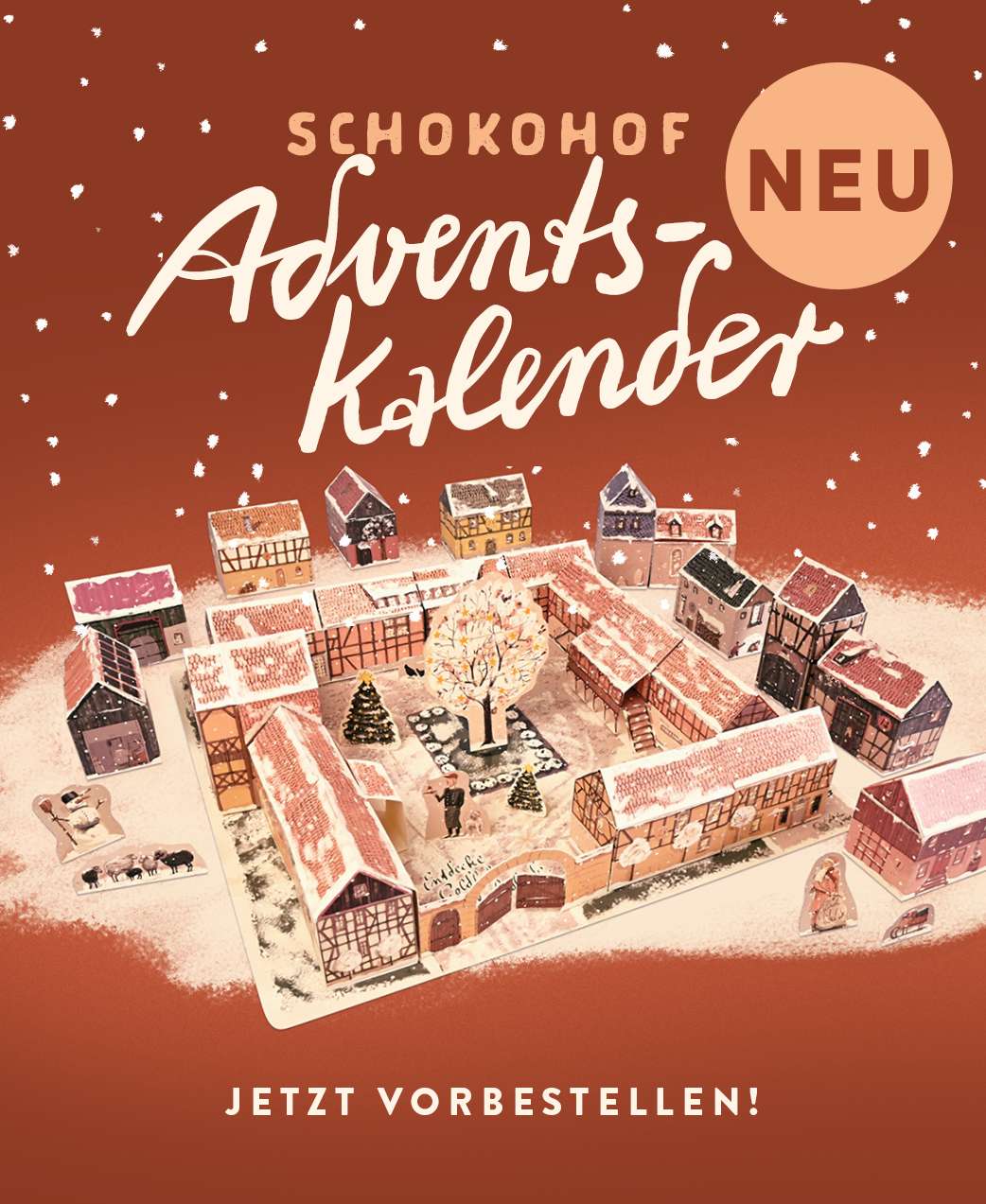 Adventskalender Schokohof Goldhelm Schokoladen Manufaktur